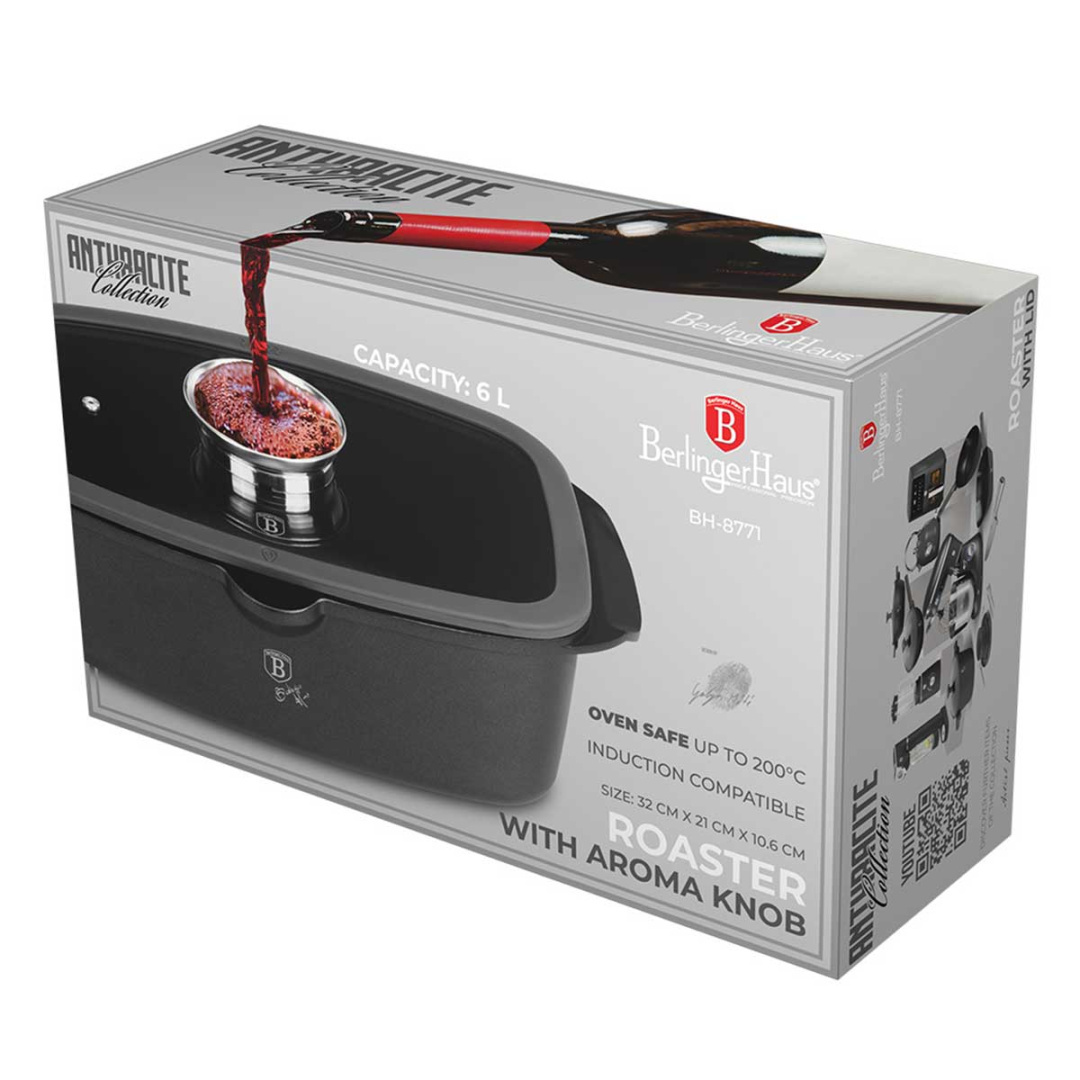 BRYTFANNA TYTANOWA Z AROMATYZEREM BERLINGER HAUS BH-8771 ANTRACITE - obrazek 7