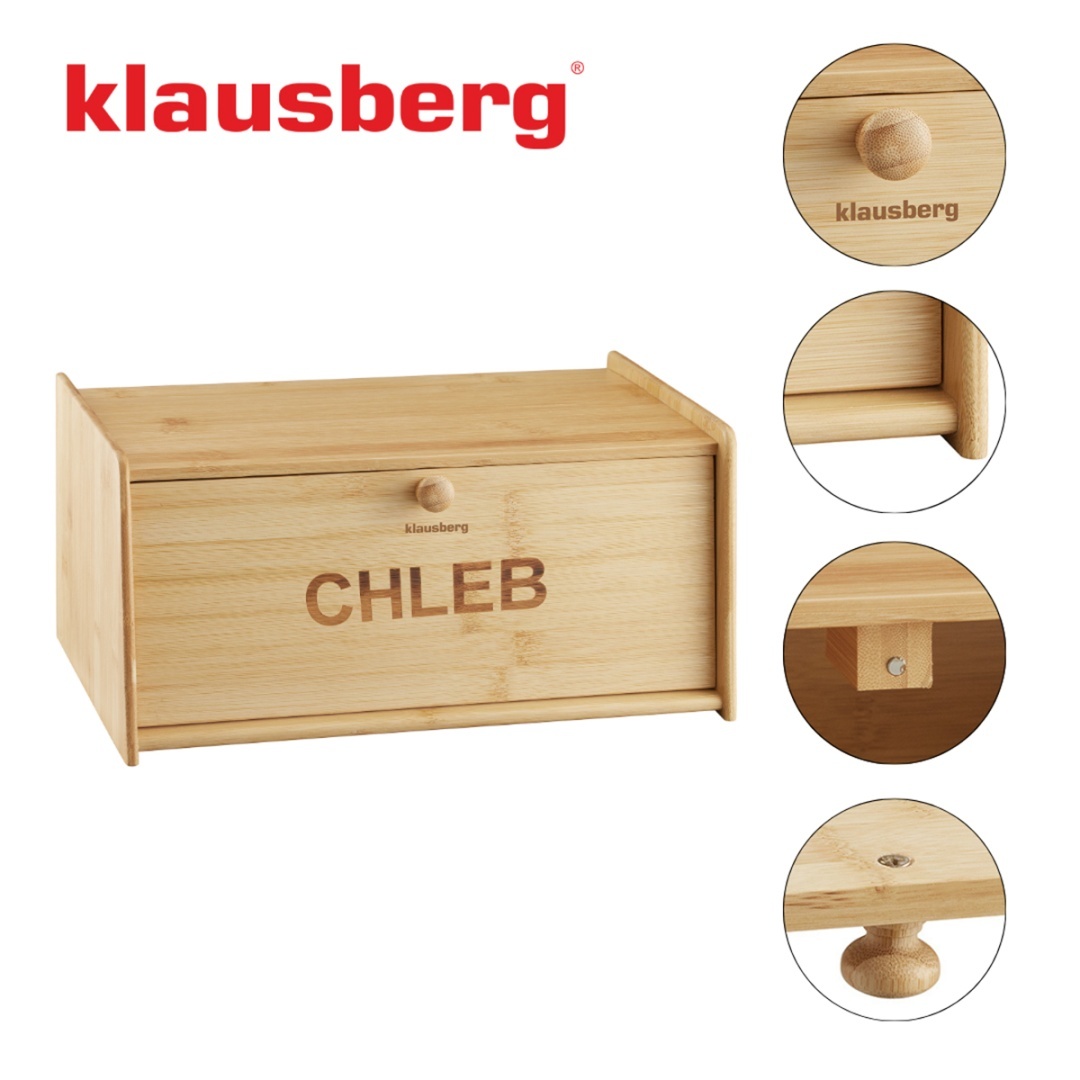 CHLEBAK POJEMNIK BAMBUSOWY NA PIECZYWO KLAUSBERG KB-7934 - obrazek 8