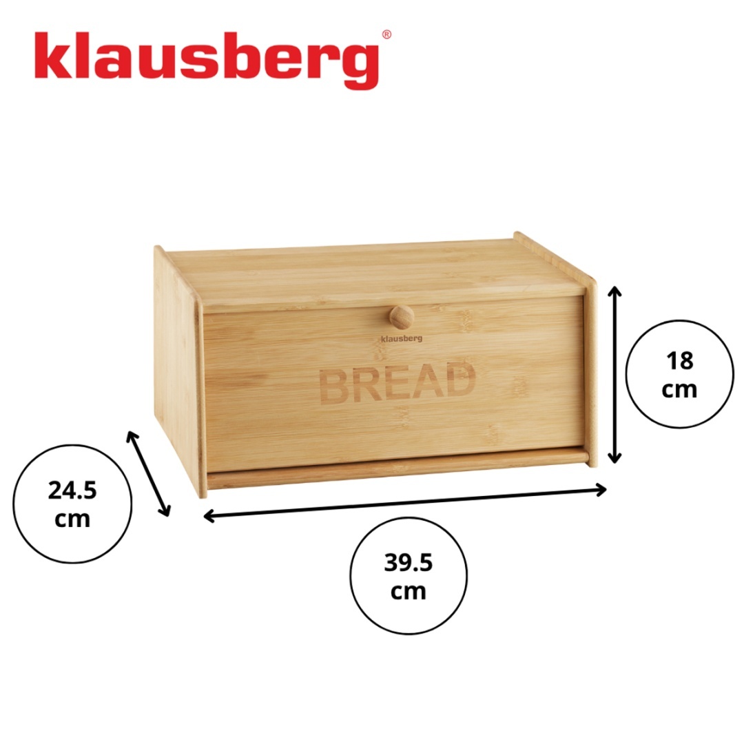 CHLEBAK POJEMNIK BAMBUSOWY NA PIECZYWO KLAUSBERG KB-7933 - obrazek 6