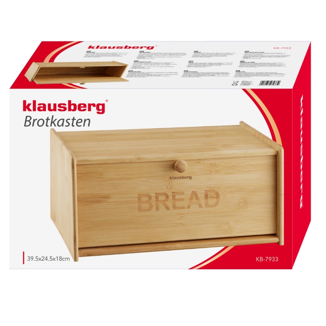 CHLEBAK POJEMNIK BAMBUSOWY NA PIECZYWO KLAUSBERG KB-7933 - obrazek 9