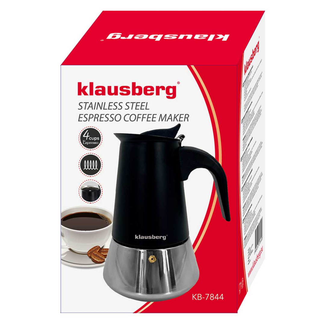 KAWIARKA ZAPARZACZ DO KAWY 200ml KLAUSBERG KB-7844 INDUKCJA - obrazek 14
