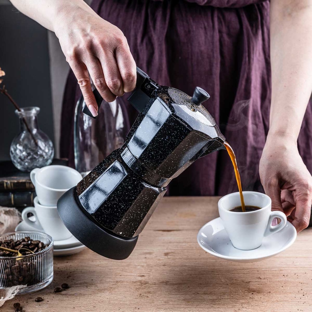 KAWIARKA ELEKTRYCZNA ESPRESSO 300ml KLAUSBERG KB-7998 500W - obrazek 7