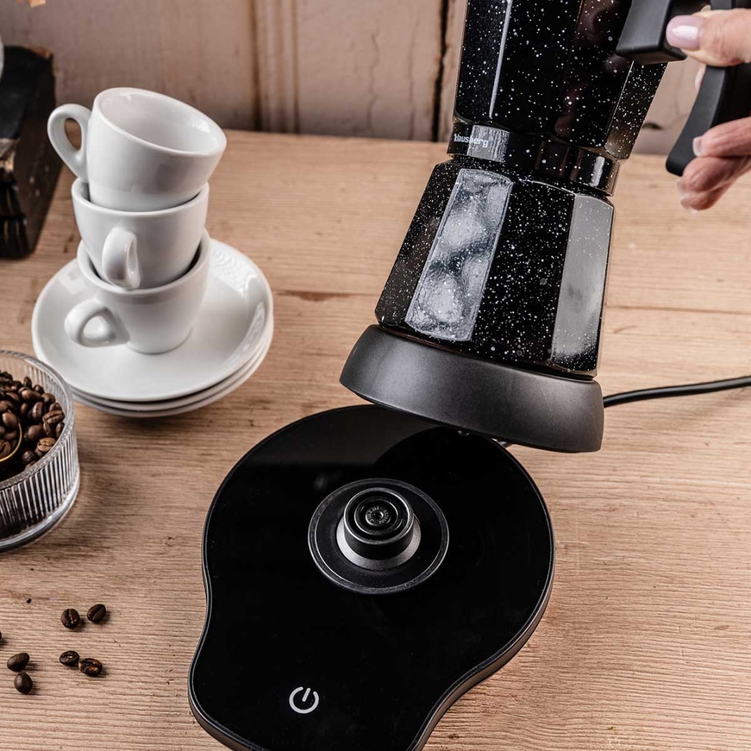 KAWIARKA ELEKTRYCZNA ESPRESSO 300ml KLAUSBERG KB-7998 500W - obrazek 13