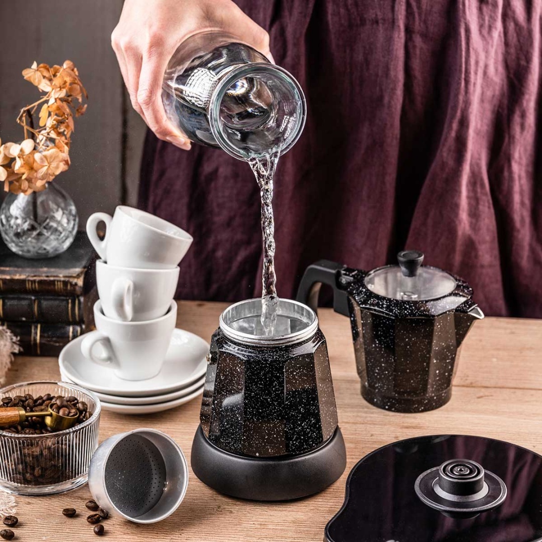 KAWIARKA ELEKTRYCZNA ESPRESSO 300ml KLAUSBERG KB-7998 500W - obrazek 14