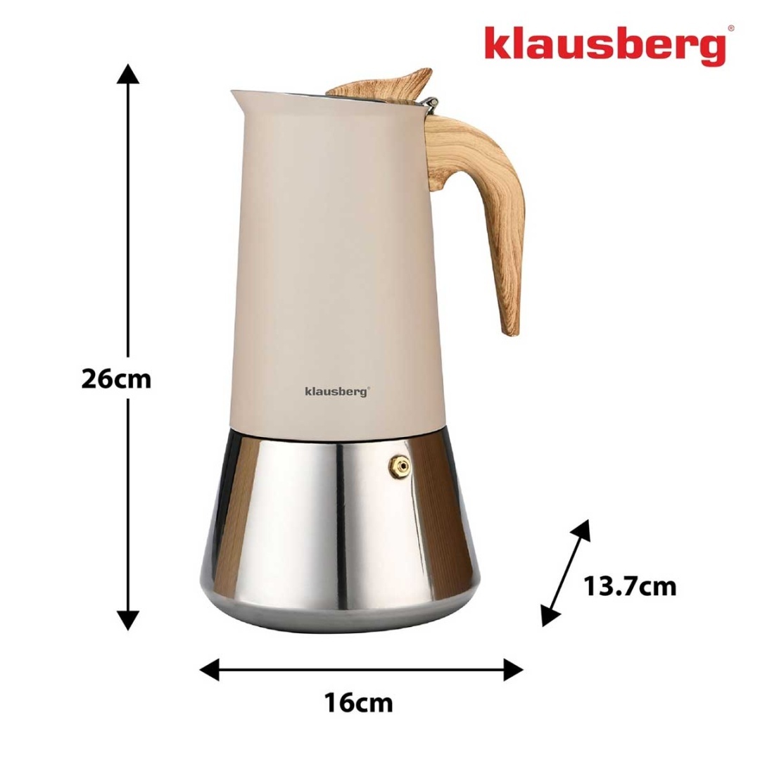 KAWIARKA ZAPARZACZ DO KAWY 600ml KLAUSBERG KB-7997 INDUKCJA - obrazek 4