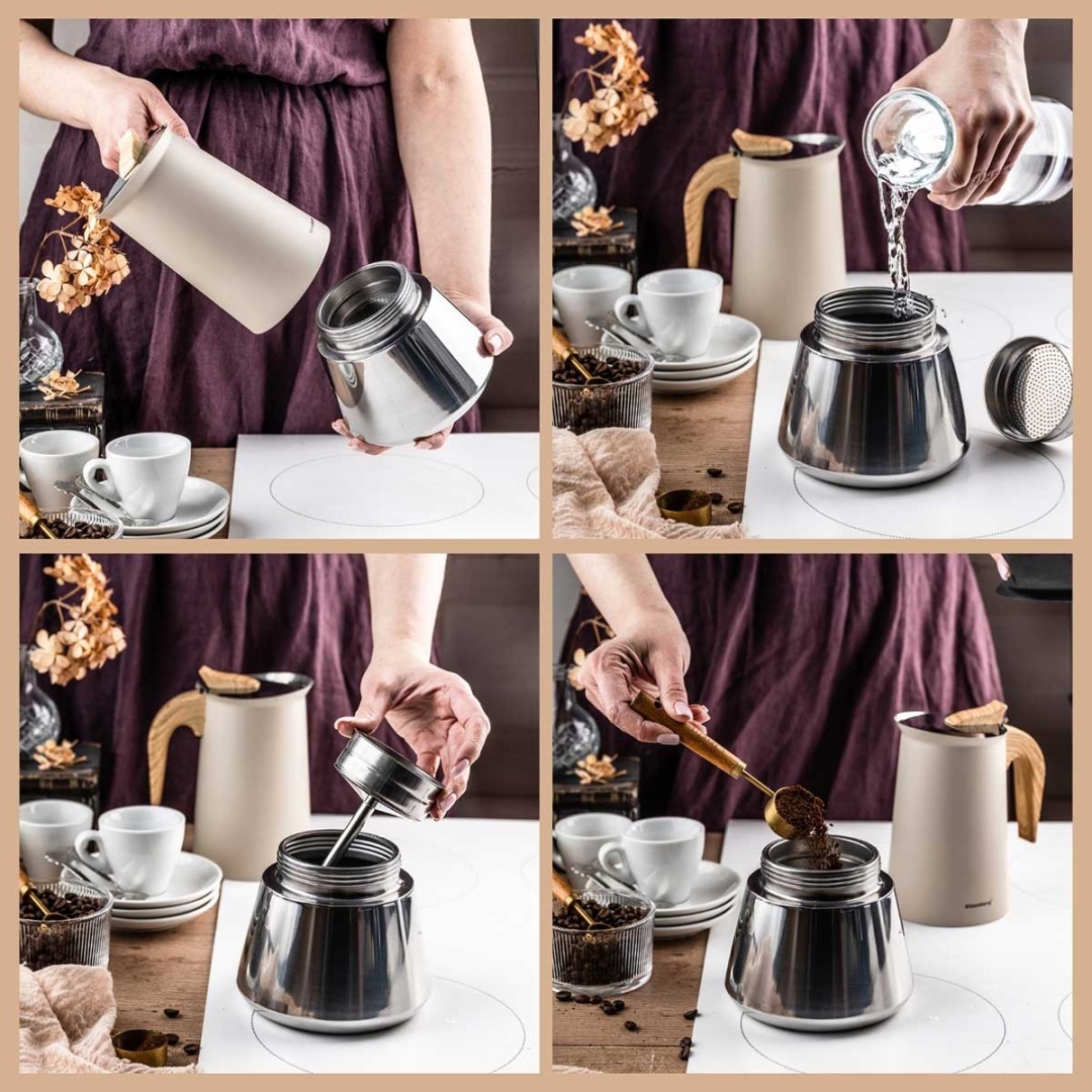 KAWIARKA ZAPARZACZ DO KAWY 600ml KLAUSBERG KB-7997 INDUKCJA - obrazek 6