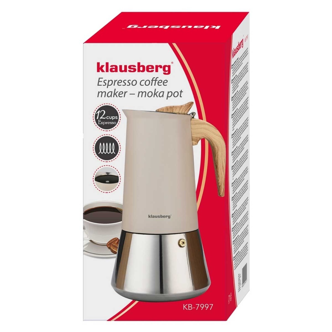 KAWIARKA ZAPARZACZ DO KAWY 600ml KLAUSBERG KB-7997 INDUKCJA - obrazek 14