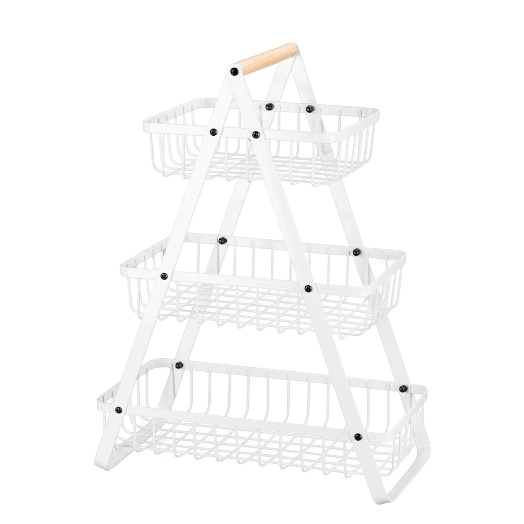 KOSZYK PIĘTROWY NA OWOCE PIECZYWO LOFT E-8178 - obrazek 4