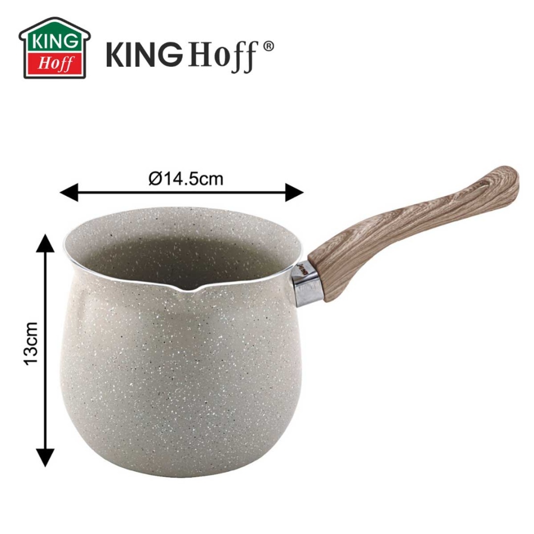 TYGIELEK MARMURKOWY DO KAWY PO TURECKU 1,8L KINGHOFF KH-1982 INDUKCJA - obrazek 3