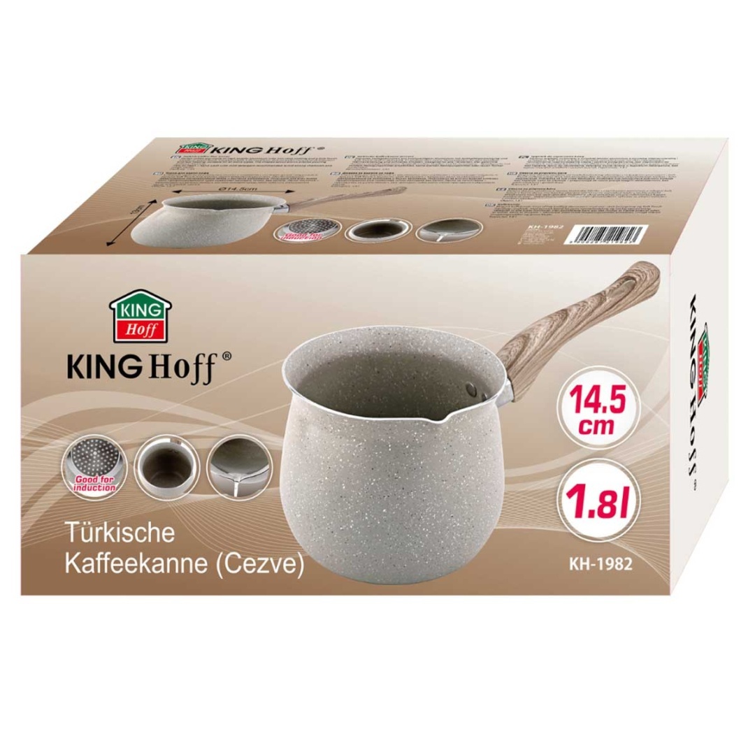 TYGIELEK MARMURKOWY DO KAWY PO TURECKU 1,8L KINGHOFF KH-1982 INDUKCJA - obrazek 15