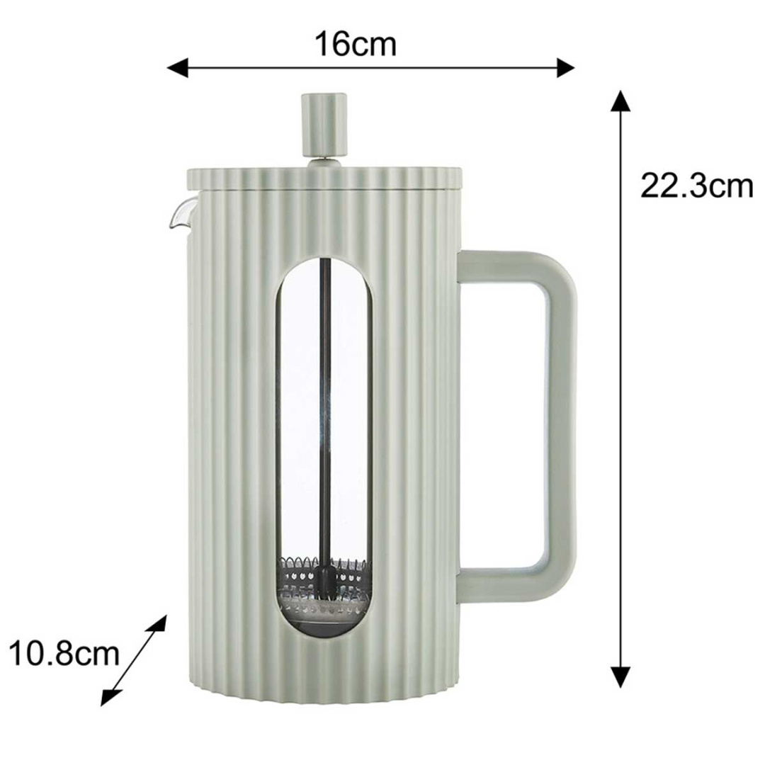 ZAPARZACZ TŁOKOWY DO KAWY/HERBATY 1000ml KLAUSBERG KB-7755 ZIELONY - obrazek 3