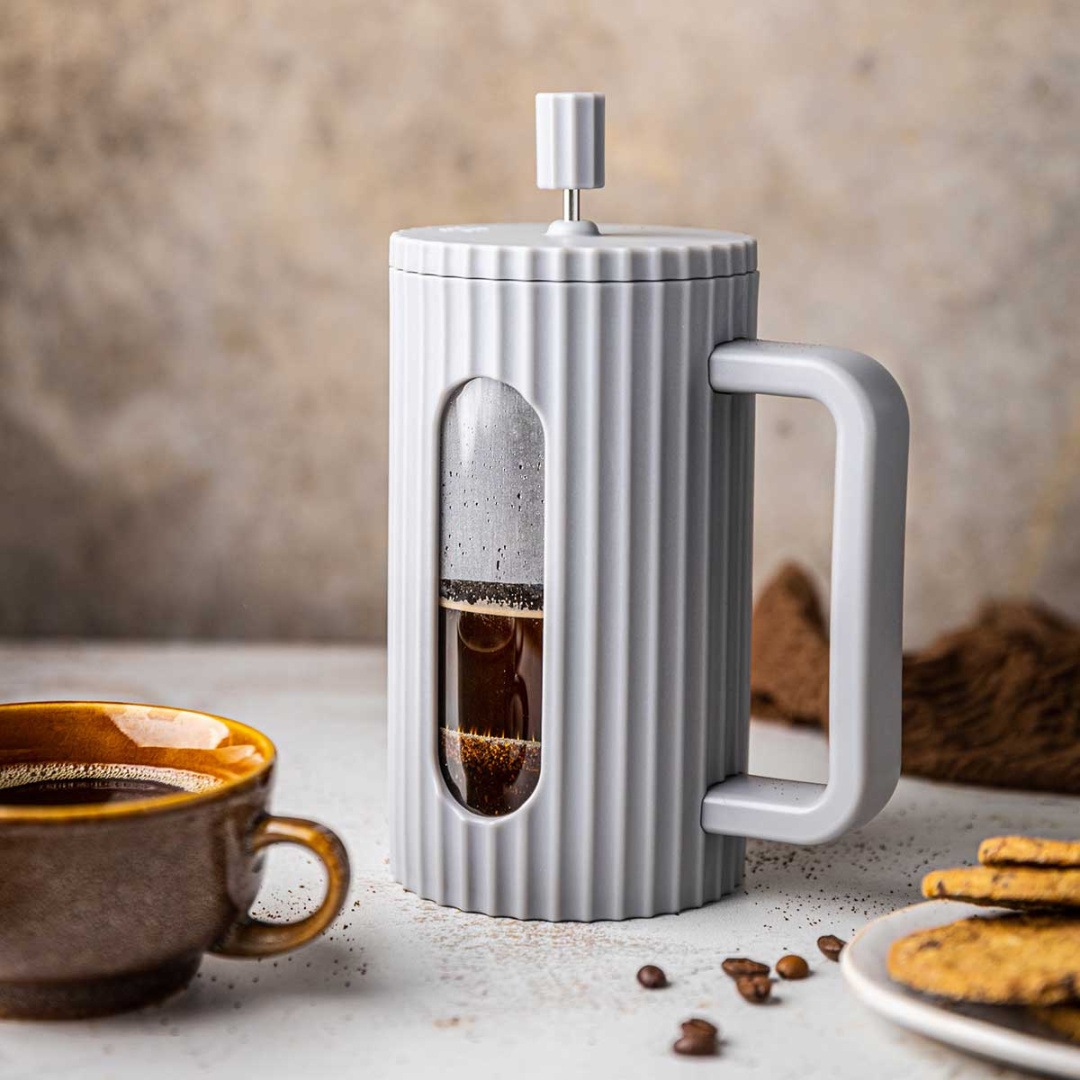 ZAPARZACZ TŁOKOWY DO KAWY/HERBATY 350ml KLAUSBERG KB-7742 SZARY - obrazek 10
